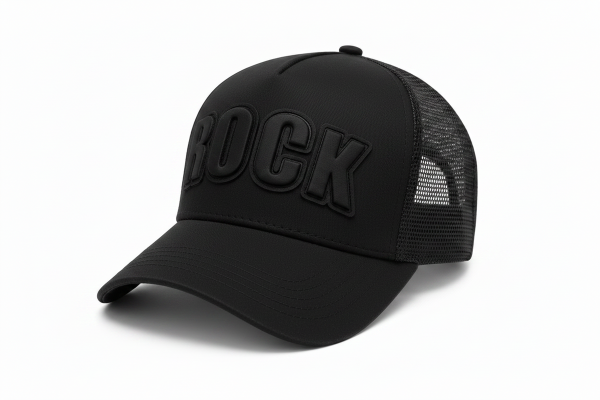 ROCK Signature Trucker Cap - Black