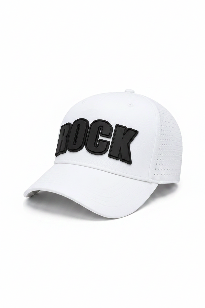 ROCK Signature Trucker Cap - White