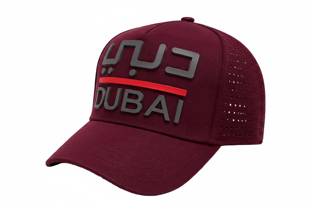 Dubai Classic Trucker Cap - Maroon